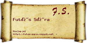 Futás Sára névjegykártya